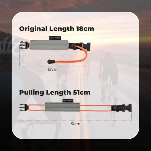 ROCKBROS Bicycle Ankle Leg Strap Safety Cycling Trousers Strap Bike Reflective Wrist Ankle Bind Bands Pant Leg Bands for Cycling Jogging Running Gear - color: Blue*2