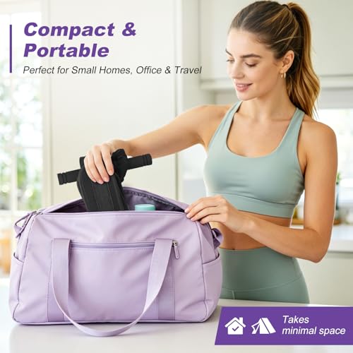 Foot Pedal Resistance Band with Handle, Upgrade Full Body Workout for Men & Women, Core Abs Legs Glutes Arms, Pilates Strength Training Home Gym Equipment