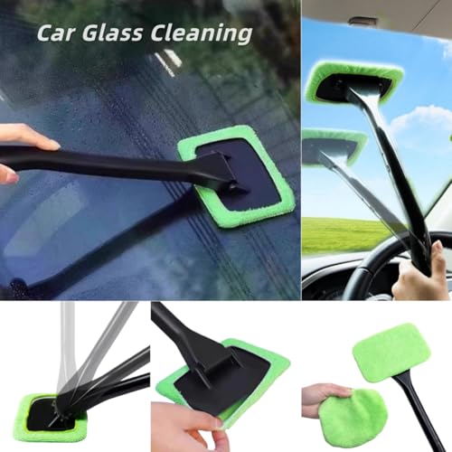 CRAFNEW Window Track Cleaner Kit, 20Pcs Small Crevice Window Cleaning Tools | Cleaning set for sliding door tracks, window sills, shower doors, bathroom mirrors and car vents, ideal for deep cleaning