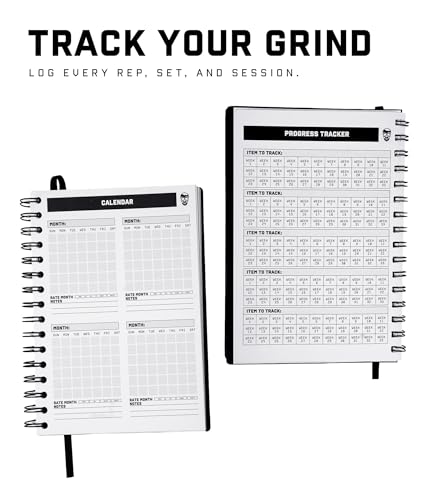 Gymreapers Workout Journal For Men & Women – Fitness Journal To Track Weight Loss, Muscle Gain, Gym Exercise & Bodybuilding Progress – Fitness Planner Log Book With Calendar To Achieve Wellness Goals