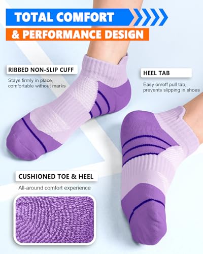 5 Pairs Copper Compression Socks for Women & Men - Ankle Plantar Fasciitis Arch Support Running Socks for Athletic - color: 04 C1-color Fusion, size: Large-X-Large