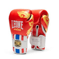 LEONE 1947, Thai Style Boxing Gloves - color: RED, size: 10