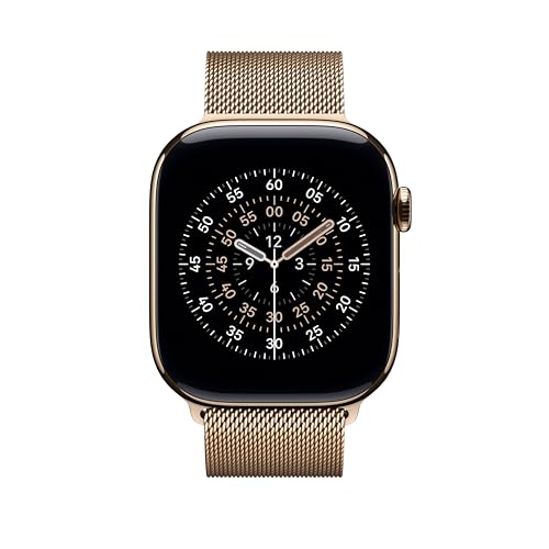 Apple Watch Band - Milanese Loop - 46mm - Gold - M/L - color: Gold, size: 46 mm, style: M/L
