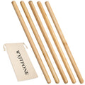 Bamboo Massage Sticks,Guasha Massage Roller Tool for Body Shaping & Relaxing Muscles 5pcs (0.59Inch*15Inch) - size: 0.59Inch*15 Inch