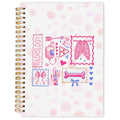 Radiology Tech Gifts Spiral Notebook 5.5x8.3 in, Preppy Pink X-Ray Rad Tech Nurse Medical Hardcover Notebook Journal Gifts for Women Work - color: Radiology Tech Gifts
