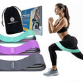 Desire Deluxe Premium Resistance Bands Set – Fabric Stretch Bands for Strength Training, Physical Therapy, Pilates & Yoga, Non-Slip Workout Bands for Men & Women (3 Pack)