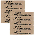 Aolamegs 5/10 Pack Magazine Bands - 5.56 Nato, 300 Blackout, 300 Subsonic, .223 Remington, .308 Winchester, 7.62x39 Magazine Marking Band, Durable Silicone Ammo Caliber Bands for Magazine Identification (2 Colors) - color: 223rem-khakiblack(10pcs)