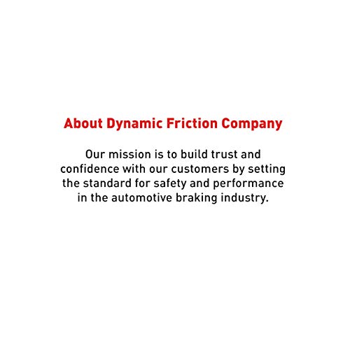 Dynamic Friction Company 5000 Advanced Brake Pads - Ceramic 1551-2038-00-Front Set - style: 5000 Advanced Pads