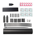 Roof & Gutter De-Icing Splice & Tee Connection Kit | Freeze Protection, Connecting or Branching Self-Regulating Heat Cable (1 extra End Seal Kit included) - style: Splice and tee connection kit