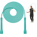 Swissskip Speed Jump Rope by Dayan Kolev, 5mm PVC Skipping Rope, Great for Beginners and Advanced Athlets, Designed for Fitness, Cardio, Boxing & CrossFit, Adjustable length with Unbreakable Handles - color: Turquoise