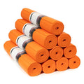 Voyage 5mm Studio Yoga Mats, 10 Pack, 72x24in - color: Orange