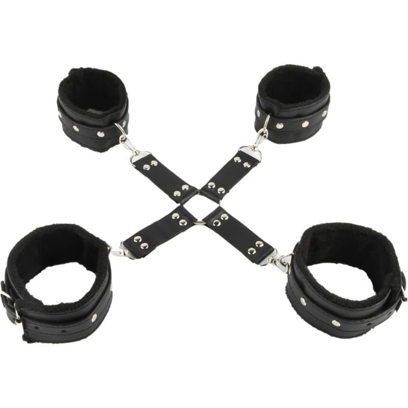 Indoor Training Fixed Strap Sports Accessories Adjustable Wrist and Ankle Strap Black Wristband Ankle Loop