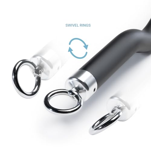 Marcy Deluxe Exercise Curl Bar Attachment for Cable Machines and Resistance Training, Ergonomic Alloy Steel Bar for Lat Pulldowns, Bicep Curls, Tricep Pressdowns and Home Gym Workouts