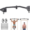 SELEWARE 32"/36" Wall Mount Pull Up Bar Joist Mount Chin Up Bar for Doorway | Heavy Duty Steel Construction Support 450 lb, w/Resistance Band Hooks, Fits 32"/36" Wall Studs for Home Gym Strength Training - size: B: 32" x 1.3" Dia Grip