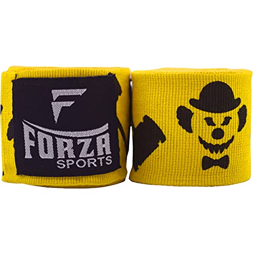 Forza Sports 180" Mexican Style Boxing and MMA Handwraps - color: Clown Yellow