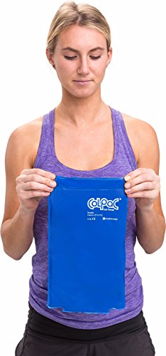 Chattanooga ColPac - Reusable Gel Ice Pack - Half Size - 7.5 in x 11 in (19 cm x 28 cm) - Cold Therapy - Knee, Arm, Elbow, Shoulder, Back - Aches, Swelling, Bruises, Sprains, Inflammation - size: 7.5x11 Inch (Pack of 1)