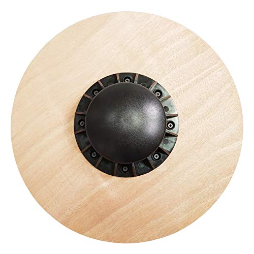 Fitvids Non-Slip Wooden Wobble Balance Board Core Trainer 15.55-inch Diameter with 360 Rotation for Stability Training, Multiple Colors