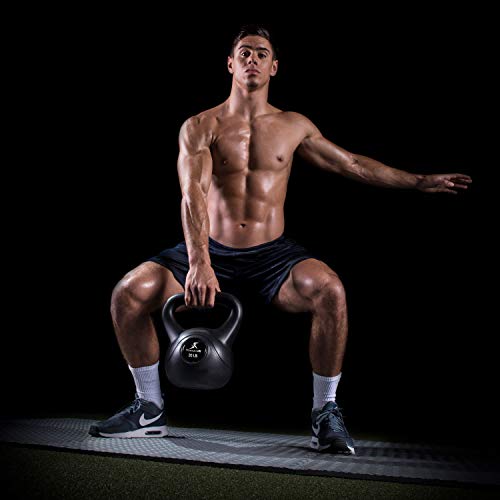 ProsourceFit Vinyl Plastic Kettlebell from 10, 15, 20, 25, 30 and 35 lbs - style: 20lb