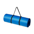 Amazon Basics Extra Thick Exercise Yoga Mat with Carrying Strap - color: Blue, style: 1/2 Inch