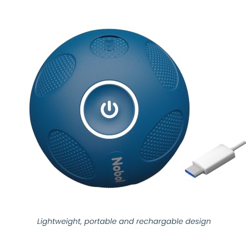 MyoSphere Vibration Massage Ball for Deep Tissue Stimulation, Muscle Tension Relief and Stress Reduction | Your Portable Deep Tissue Therapist | Nobol Blue- Limited Edition | 1.5lb - color: Nobol Blue