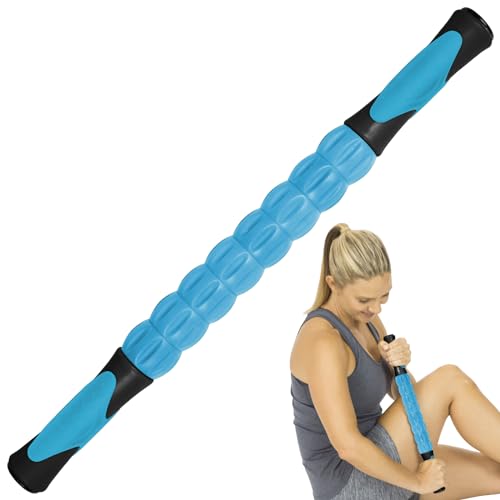 Vive Massage Stick Roller for Muscle, Back, Legs - Deep Tissue Body Fascia Massager for Hamstring, Calf, Neck Pain, Trigger Point, Exercise -Rolling Relief Tool for Physical Therapy, Recovery