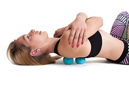 Therapy Massage Ball - Instant Muscle Pain Relief. Proven Effective for Myofascial Release, Deep Tissue Pressure, Yoga & Trigger Point Treatments. Set - 2 Lacrosse Balls W/Mesh Bag - color: 2 Balls - Size 2.5in - Purple