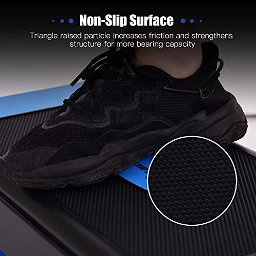Happytools 28'' Aerobic Stepper, 5’’ 7’’ 9’’ Levels Height Adjustable Fitness Step Trainer, Exercise Step Platform w/Risers & Non-Slip Foot Pads for Home Gym Cardio Strength Training