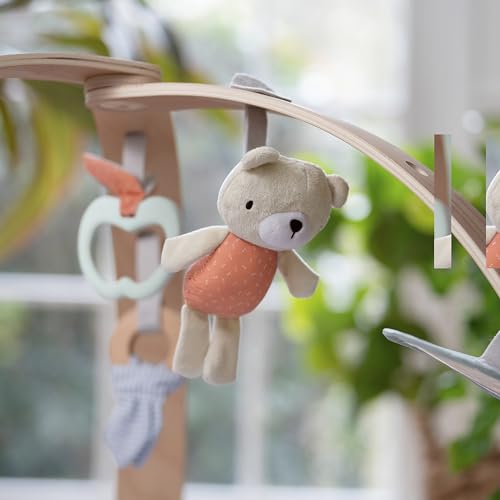 Ingenuity Cozy Spot Reversible Duvet Activity Gym & Play Mat with Wooden Toy bar - Loamy, Newborn and up - color: Loamy