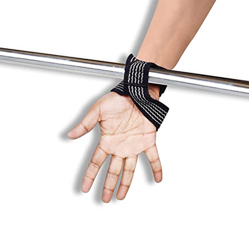 BEAST RAGE Heavy Duty Lifting Wrist Straps for Weightlifting, Figure 8 Loop Powerlifting Deadlift Strap Wraps Weights Padded Support Professional Fitness Gym Bodybuilding - color: White