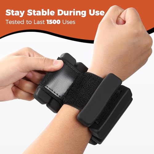 Sportneer Wrist & Ankle Weights for Women & Men Set of 2 (1LB/2LB Each) - Soft Silicone Arm & Leg Weights for Pilates, Yoga, Walking, Barre, Home Workout, Water Aerobics - color: Twilight Black, size: 4 Lb Pair (2 Lb Each)