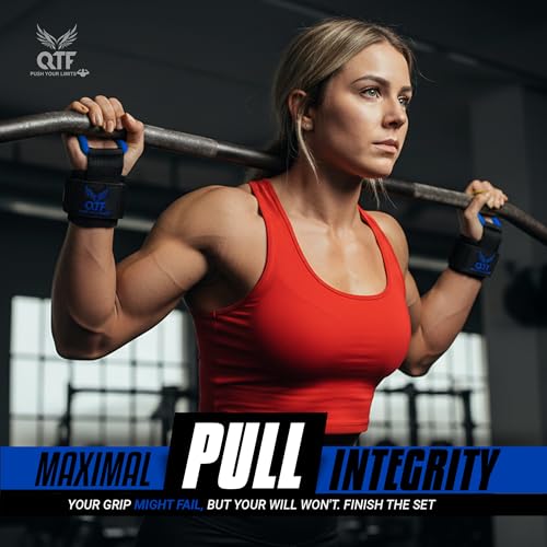 Weight Lifting Hooks Lifting Heavy Duty Deadlift Wrist Straps Men and Women Pull Ups Powerlifting and Gym Workouts grips - color: Blue-Barber, size: Barber-Hooks