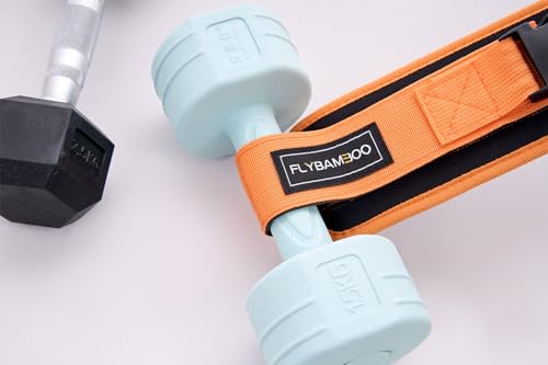 Hip Thrust Belt for Dumbbells,Booty Belt for Hip Thrust Slip-Resistant Padding - color: Orange