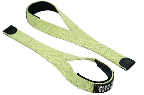 WARM BODY COLD MIND V2 Lifting Wrist Straps for Weightlifting - Hand Straps for Powerlifting, Weight Lifting, Bodybuilding Functional/Cross Training, Deadlift Gym Bar, Cotton - color: Basic Salat