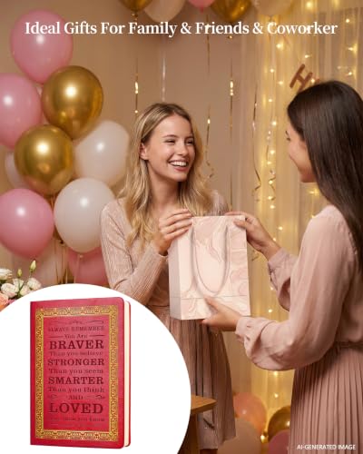 JOHSBYD Journal for Women - A5 Lined Hardcover Notebook and Diary for Teen Girls, 200 Pages 100GSM Bleedproof Paper, Inspirational Back to School College Supplies(Red) - color: Red