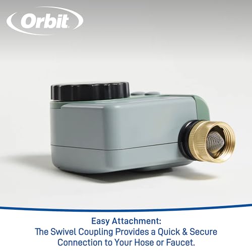 Orbit 62056 One Outlet Single-Dial Hose Faucet Timer (Pack of 2) - size: Single (Pack of 2)