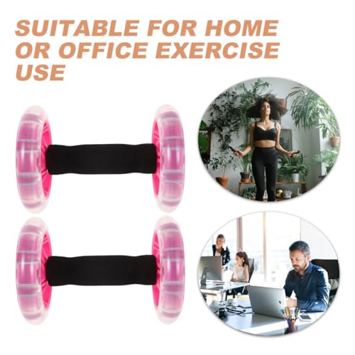Kisangel 2-Pack Ab Roller Wheel Double Wheel Abdominal Roller for Core Workout Abdominal Exerciser for Home Office and Fitness Training
