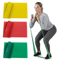 THERABAND Resistance Bands Set, Elastic Bands for Exercise & Physical Therapy, Strength Training for Upper & Lower Body Fitness - size: Beginner Set, style: Latex