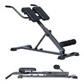 SogesPower Roman Chair Back Extension Machine, Hyperextension Bench for Hamstring,Adjustable and Foldable Exercise Equipment for Home Gym