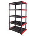 CX Craftsman 5-Tier Highly Durable Storage Rack, 5 Shelves That Support up to 200lbs/shelf, Organization and Storage, Weather-Resistant Design, Easy Assembly, American Made (72.3”H x 40”W x 24”D) - style: 5-Tier