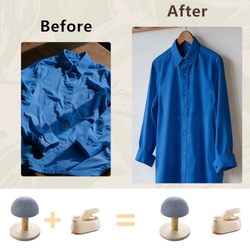 Bra Wooden Ironing Board Tabletop Small Round Base Padded Mini for Bras,Hats,Shirts,Collars,Kids Clothes Sewing Dorm Travel,Grey - size: small round