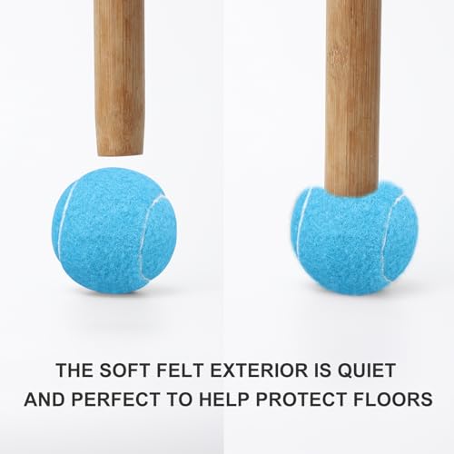 Walker Tennis Balls Precut Tennis Balls for Walkers 4PCS Walkers Legs Universal Precut Glide Balls, Heavy Duty Long Lasting Felt Pad Glide Coverings - color: Light blue