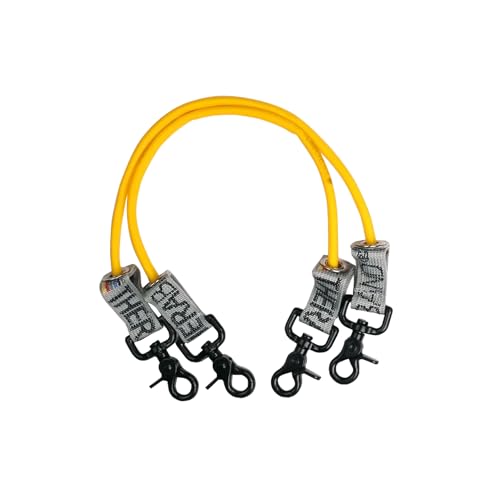 THERABAND Wellness Station Professional Latex Resistance Tubing With Connectors for Physical Therapy, Exercise Station for Rehab, Lower Pilates, Set of 2, 12 Inch, Yellow, Thin, Beginner Level 2 - color: Yellow - Thin, size: 12 Inch