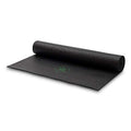 Weddingstar Customizable No-Slip Black Yoga Mat - color: Ornate Monogram