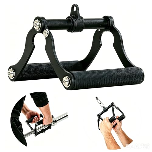 Dual Head and Single Head Landmine Base, 360° Rotating,2 inch - Landmine Base Gym Equipment - T Bar Row Landmine Attachment For Barbell - Home or Small Spaces - T Bar Row Platform for Deadlift Squat Tricep Exercises - color: Black-AGTL