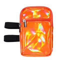 Carnival Leg Bag Holographic Thigh Bag with Adjustable Strap Leg Pouch Harness Women Summer Travel Hiking Pack(Orange,Leg Bag) - color: Orange, style: Leg Bag