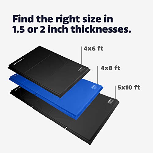 We Sell Mats 5 x 10 Foot Gymnastics Tumbling Mat - color: Blue