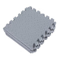 SOLUSTRE 4pcs Interlocking Exercise Mat Soft Cushioned Floor Padding for Home Gym Shock-Absorbing Floor Tiles Scratch-Resistant Padding for Workout Equipment and Appliances