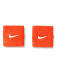 Nike Unisex Adult Swoosh Classic Wristband 2 Pack - color: Team orange/white