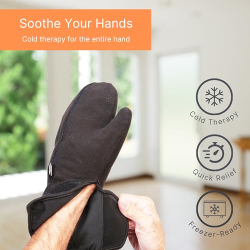 NatraCure Cold Therapy Mittens - Large/XL - (for Sore, Aching Hands, Arthritis, Neuropathy, Chemotherapy, and Hand or Finger Pain) - size: Large/XL