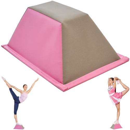 Stunt Trainer Stand for Cheerleading | Portable Cheer Balance Trainer | Stunting Flyer Practice Platform | Lightweight Gymnastics Balance Block | Cheerleading Equipment for Safe Skill Training - color: Pink